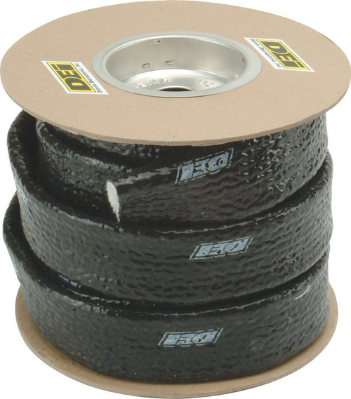 Hose and Wire Sleeve - Fire Sleeve - 1 in ID - 3 ft - 16 in Fire Tape Included - Silicone / Fiberglass - Black - Each