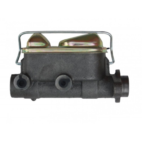 Master Cylinder - 1 in Bore - Dual Integral Reservoir - Iron - Natural - Ford Mustang / Cougar 1967-72 - Kit