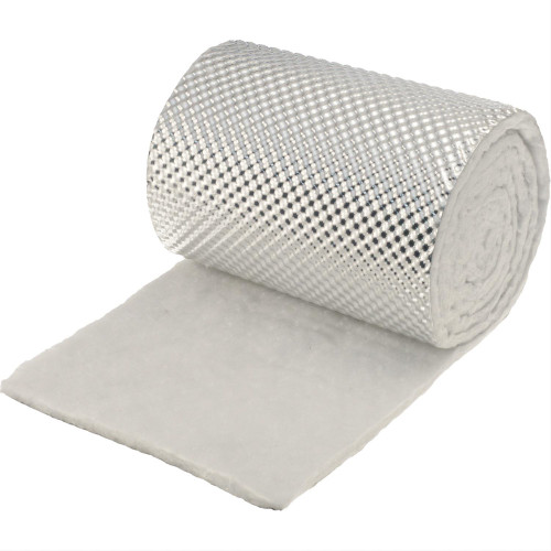 Heat Shield - HeatShield Armor - 1/4 in Thick x 6 in Wide x 5 ft Long - 1800 Degrees - Aluminized Multi-layer Cloth - Each
