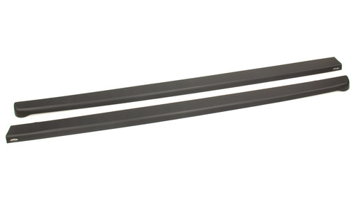 Bed Rail Caps - SmoothBack - Stick-On - Plastic - Black - 8 ft Bed - GM Fullsize Truck 1999-2007 - Pair Bed Rail Caps - SmoothBack - Stick-On - Plastic - Black - 8 ft Bed - GM Fullsize Truck 1999-2007 - Pair