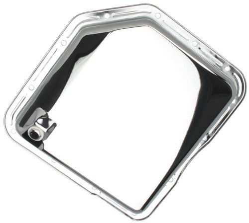 Transmission Pan - Stock Sump - Flat - Steel - Chrome - TH350 - Each