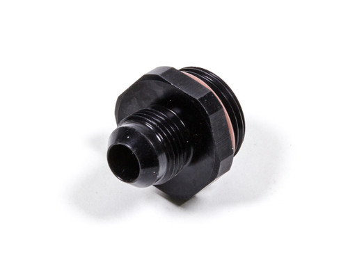 Fitting - Adapter - Straight - 8 AN Male to 3/4-18 in Male O-Ring - Aluminum - Black Anodized - Each