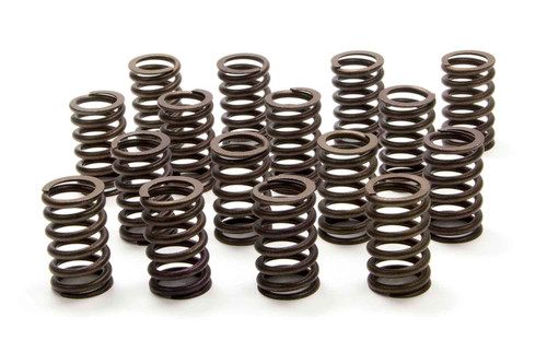 Valve Spring - Single Spring - 256 lb/in Spring Rate - 1.200 in Coil Bind - 1.250 in OD - Small Block Chevy - Set of 16