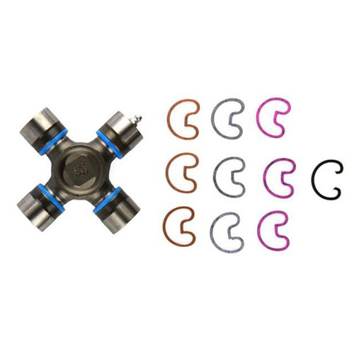 Universal Joint - 1410 to SPL 36 Series - 1.188 in Bearing Caps - Clips Included - Greasable - Steel - Natural - Each Universal Joint - 1410 to SPL 36 Series - 1.188 in Bearing Caps - Clips Included - Greasable - Steel - Natural - Each