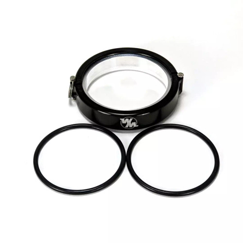 VanJen Clamp Assembly - 4 in OD Tubing - Aluminum - Black Anodized - Each