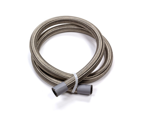 Hose - Series 3000 - 8 AN - 3 ft - Braided Stainless / Rubber - Natural - Each