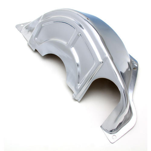 Transmission Dust Cover - Steel - Chrome - Powerglide - Each Transmission Dust Cover - Steel - Chrome - Powerglide - Each