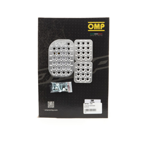 Pedal Pad - Manual Transmission - Brake / Clutch / Gas Pads - Aluminum - Sandblasted - Universal - Kit
