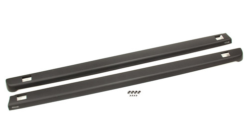 Bed Rail Caps - SmoothBack - Stick-On - Stake Pocket Holes - Plastic - Black - 6 ft 6 in Bed - GM Fullsize Truck 1999-2006 - Pair Bed Rail Caps - SmoothBack - Stick-On - Stake Pocket Holes - Plastic - Black - 6 ft 6 in Bed - GM Fullsize Truck 1999-2006 - Pair