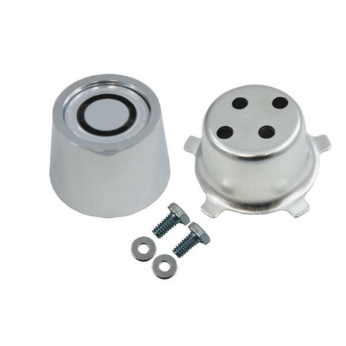 Wheel Center Cap - Chrysler Road Wheel - Steel - Chrome - Each