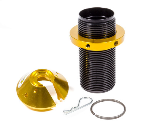 Coil-Over Kit - 2.500 in ID Spring - 5 in Sleeve - Aluminum - Black / Gold Anodized - Pro Shocks 2 in Shocks - Kit