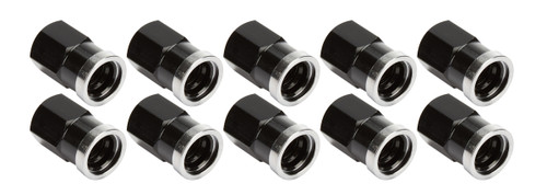 Nut - 3/8-16 in Thread - Short - Aluminum - Black Anodized - Quick Change Gear Covers - Set of 10