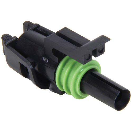 Weather Pack Housing - Female - Seal Included - 1 Pin - 12V - 20 amps - Plastic - Black - Set of 10