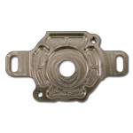 Power Steering Adapter - Aluminum - Black Anodized - Power Steering Pumps - Each