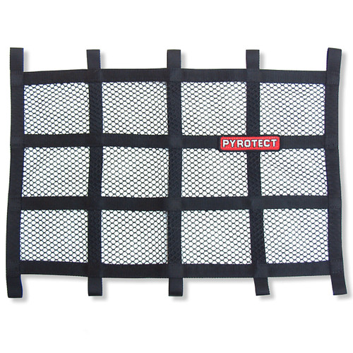Window Net - SFI 27.1 - 1 in Webbing - 24 x 18 in Rectangle - Black - Each
