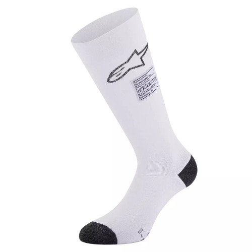 Socks - ZX V4 - FIA Approved - White - X-Large - Pair