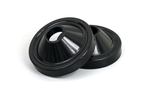 Suspension Leveling Kit - Comfort Ride - Budget Boost - 3/4 in Lift - Coil Spring Spacer - Rear - Polyurethane - Black - Jeep Wrangler JK 2007-18 - Pair