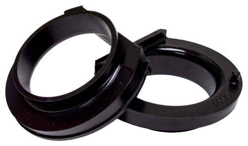 Coil Spring Isolator - Front - Lower / Upper - Polyurethane - Black - Jeep Wrangler JL 2018 - Pair