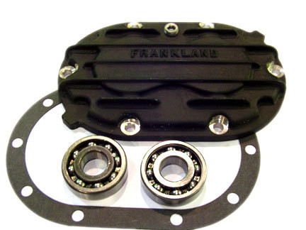 Gear Cover - 10-Bolt - Ball Bearings - Aluminum - Thermal Dispersant Coated - Frankland Quick Change - Kit