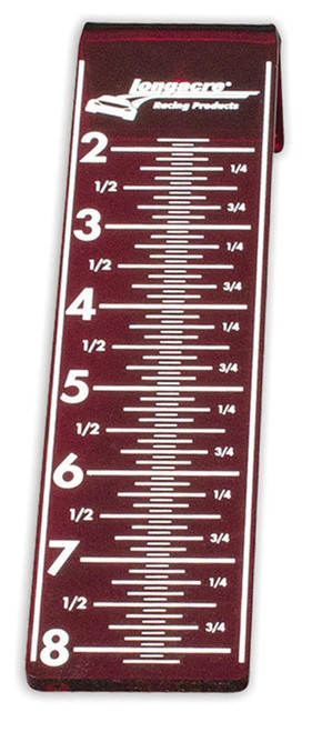 Chassis Height Target - 2-8 in Height Range - Checker Only - Long Acre Laser Chassis Height Gauges - Each