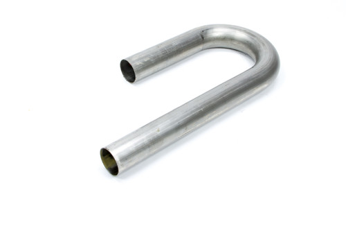 Exhaust Bend - J-Bend - Mandrel - 1-3/4 in Diameter - 3 in Radius - 6 x 12 in Legs - 18 Gauge - Stainless - Each