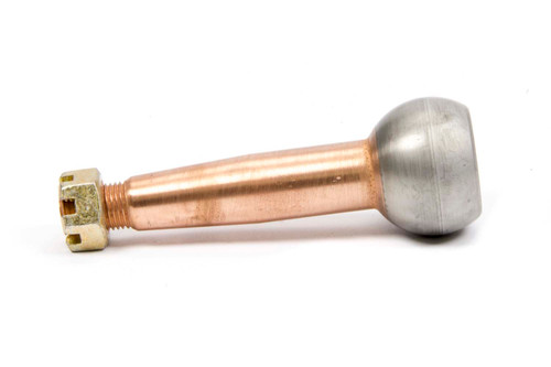 Ball Joint Stud - 1.500 in/ft Taper - 3.34 in Long - Standard Length - 1.437 in Ball - 1/2-20 in Thread - Steel - Copper Plated - Each
