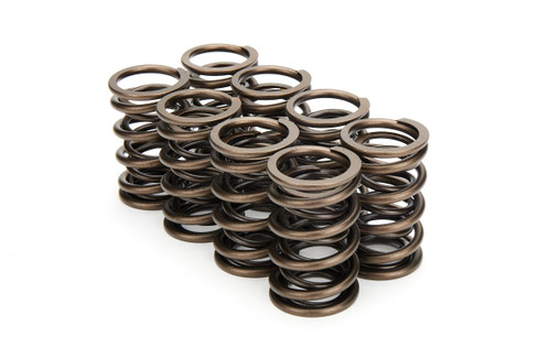 Valve Spring - Dual Spring - 258 lb/in Spring Rate - 0.910 in Coil Bind - 1.385 in OD - Set of 8