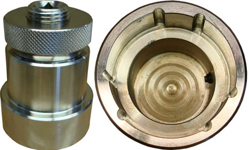 Crankshaft Turning Tool - 1/2 in Drive - Stainless - Polished - GM LS-Series - Each Crankshaft Turning Tool - 1/2 in Drive - Stainless - Polished - GM LS-Series - Each