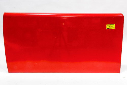 Door - Driver Side - ABC - Aluminum - Red Paint - Each
