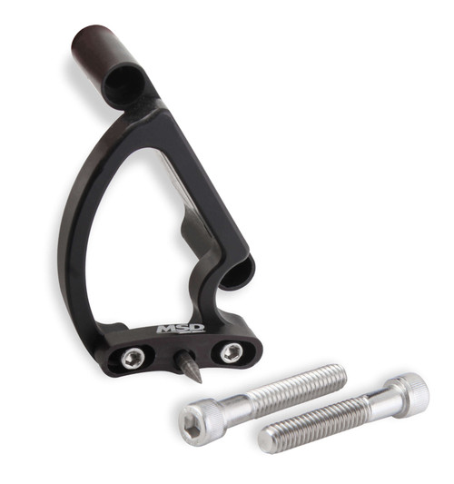 Timing Pointer - Adjustable - Aluminum - Black Anodized - 7-1/4 in OD Balancer - Big Block Chevy - Each