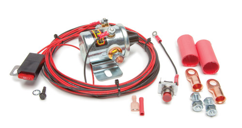Battery Disconnect - Latching Solenoid - Momentary Switch - Remote Mount - 100 Amps - 12V - Fuse / Harness / Terminals - Kit
