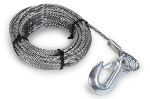 Winch Rope - 7/32 in OD - 50 ft Long - Steel - Galvanized - Each