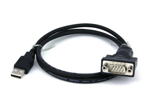 Data Transfer Cable - 9-pin Serial Connector to USB - Racepak - Each