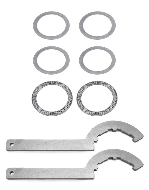 Coil-Over Thrust Bearing - Bearings / Washers / Wrench Included - Roller - Steel - QA1 Economy GM Pro Coil Shocks - Kit Coil-Over Thrust Bearing - Bearings / Washers / Wrench Included - Roller - Steel - QA1 Economy GM Pro Coil Shocks - Kit
