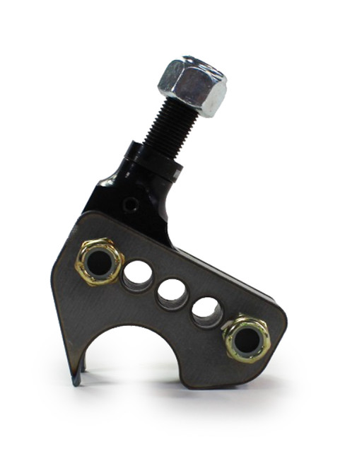 Shock Mount - Raised Mount - Weld-On - Adjustable - Steel - Black Powder Coat - 1-1/4 in OD Tubing - Each Shock Mount - Raised Mount - Weld-On - Adjustable - Steel - Black Powder Coat - 1-1/4 in OD Tubing - Each