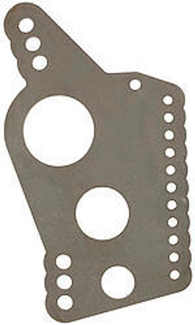 Four Link Bracket - Housing Bracket - Top Gun - Weld-On - 1/4 in Thick - 5/8 in Holes - Shock Mount - Steel - Natural - 3 in Axle Tubes - Each Four Link Bracket - Housing Bracket - Top Gun - Weld-On - 1/4 in Thick - 5/8 in Holes - Shock Mount - Steel - Natural - 3 in Axle Tubes - Each