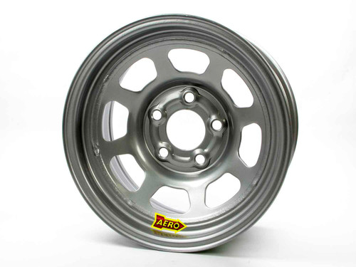 Wheel - 50-Series - 15 x 7 in - 3.500 in Backspace - 5 x 4.75 in Bolt Pattern - Steel - Silver Powder Coat - Each