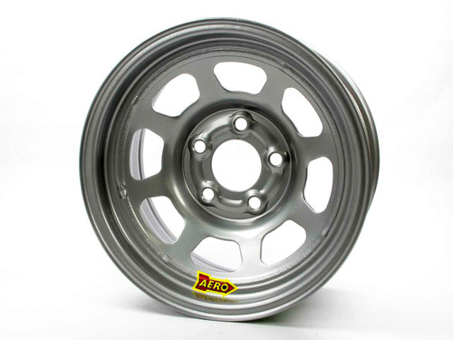 Wheel - 50-Series - 15 x 7 in - 4.000 in Backspace - 5 x 4.75 in Bolt Pattern - Steel - Silver Powder Coat - Each