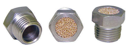 Down Nozzle Filter - Aluminum / Brass - Black Anodized / Natural - Mechanical Fuel Injections - Set of 8