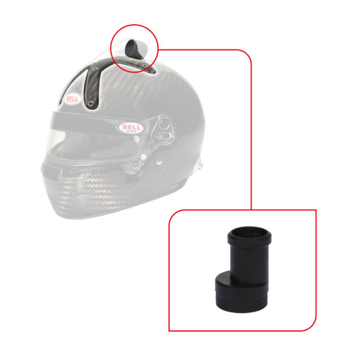 Helmet Air Inlet - Quick Lock - Top Mount - Forced Air - Plastic - Clear - HP77 / HP7 / RS7 / RS7 Carbon / RS7C Helmets - Each