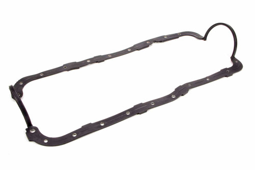 Oil Pan Gasket - 1-Piece - Rubber - Smooth Rail Pan - Small Block Ford - Each