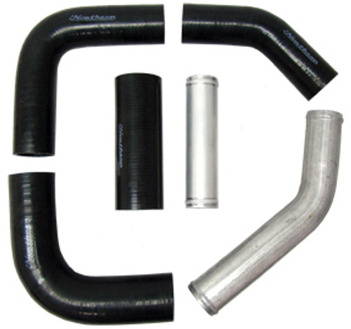 Radiator Hose Kit - High Performance - Straight / 45/90 Degree Connector Hoses - Straight / 45 Degree Aluminized Hoses - Kit