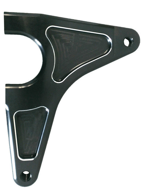 Steering Arm - Combo - Driver Side - Aluminum - Black Anodized - Triple X Sprint Car - Each