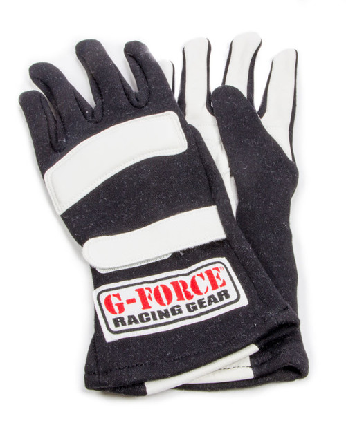 Driving Gloves - G5 RaceGrip - SFI 3.3/5 - Double Layer - Premium Nomex / Leather - Black - X-Large - Pair