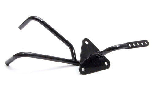 Pedal Assembly - Short - Gas - 45 Degree Foot Box Mount - Tubular - Steel - Black Powder Coat - Universal - Each