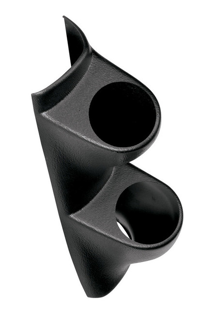 Gauge Pod - Two 2-1/16 in Diameter Gauges - Pillar - Plastic - Black - Ford Mustang 1979-93 - Each