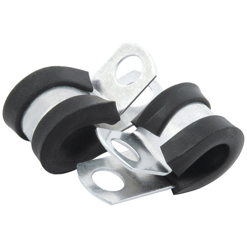 Line Clamp - Adel - 0.250 in ID - Rubber Lining - Aluminum - Set of 50