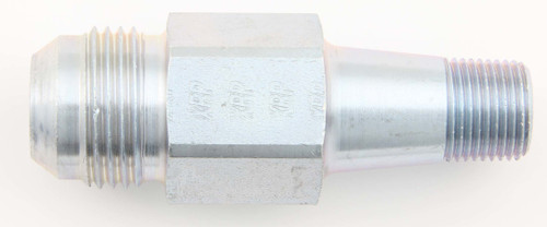 Fitting - Adapter - Straight - 12 AN Male to 3/8 in NPT Male - 3.2 in Long - Steel - Each