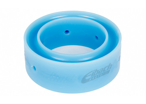 Spring Rubber - 90 Durometer - 5 in Barrel Springs - 1-1/2 in Height - Polyurethane - Blue - Each