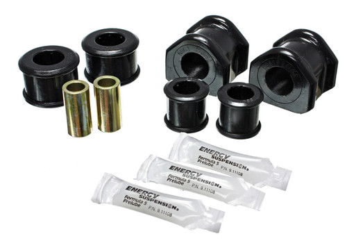 Sway Bar Bushing - Hyper-Flex - Rear - 24 mm Bar - Polyurethane / Steel - Black / Cadmium - Ford Mustang 2011-14 - Kit